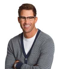 Man Wearing Eyeglasses