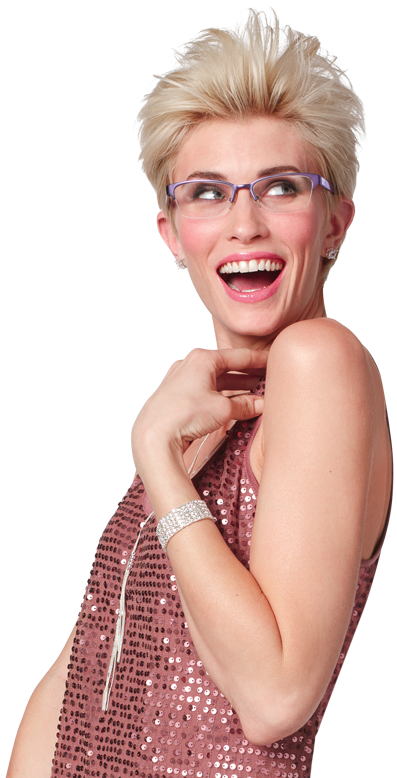 Woman Wearing Eyeglasses